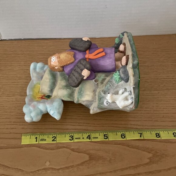 The Beginners Bible Moses and 10 Commandments Ceramic Collectible Figure 1996 - Picture 14 of 14